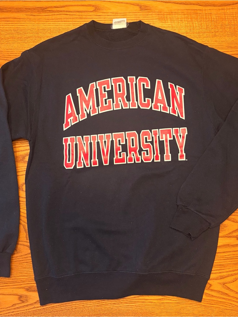 Vintage American University Navy Crewneck Sweatshirt